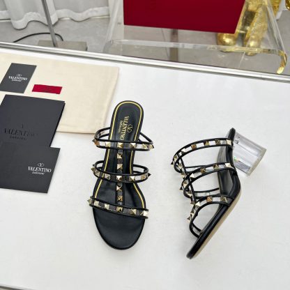 VALENTINO Transparent Heel Film Sandals High Heels - Image 5