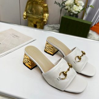 Gucci mid-heel slippers