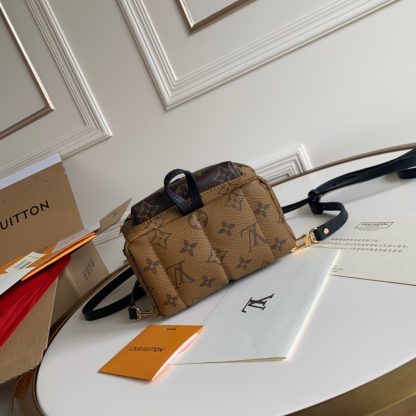 Louis Vuitton monogram backpack mini double backpack - Image 4