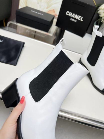 Chanel Fall/Winter White Trendy Boots - Image 3