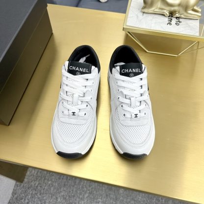 Chanel classic gray and black versatile casual sneakers - Image 4