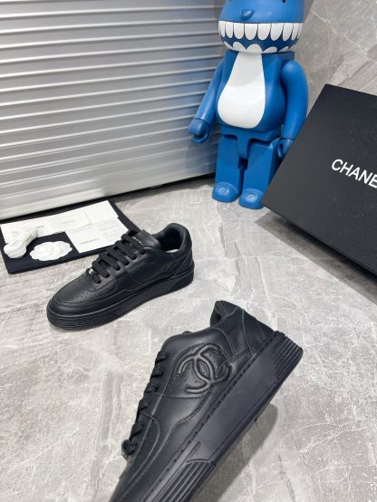 Chanel Spring and Summer Ultra High Quality Black Fashionable Casual Sports Sneakers - Image 4
