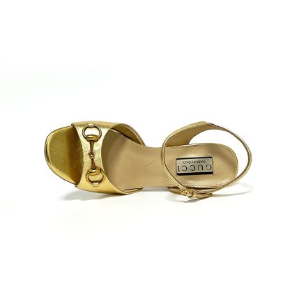 Gucci high heel block heel sandals classic buckle - Image 4