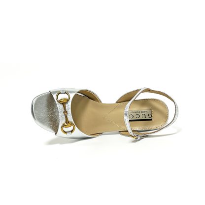 Gucci high heel block heel sandals classic buckle - Image 5