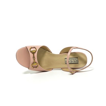Gucci high heel block heel sandals classic buckle - Image 5