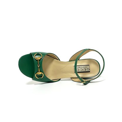 Gucci high heel block heel sandals classic buckle - Image 4