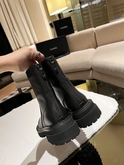 Chanel autumn and winter new black simple fashion boots - Image 3