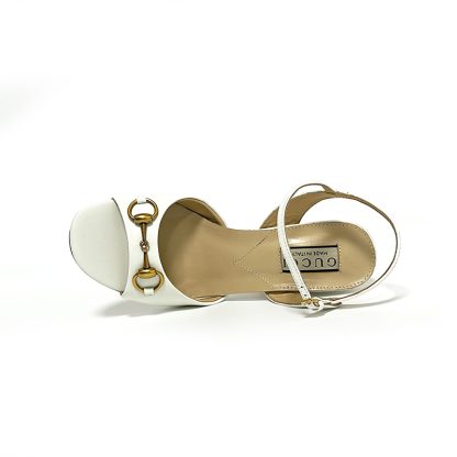 Gucci high heel block heel sandals classic buckle - Image 5