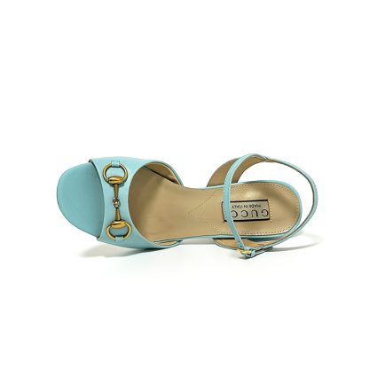 Gucci high heel block heel sandals classic buckle - Image 5