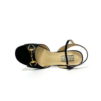 Gucci high heel block heel sandals classic buckle - Image 5