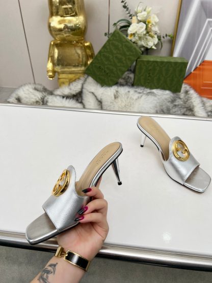 Gucci high heel slippers - Image 5