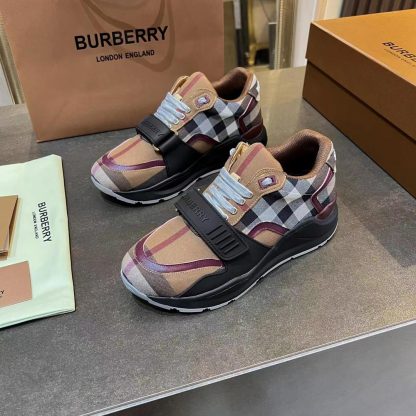 Burberry Vintage Check Thick-Soled Sneakers