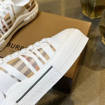 Burberry Vintage Check Cotton Sneakers - Image 3