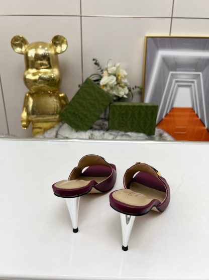 Gucci high heel slippers - Image 5