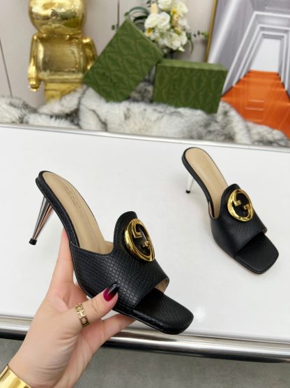 Gucci high heel slippers - Image 5