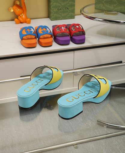 Gucci platform slippers - Image 4