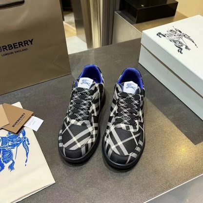 Burberry classic check casual sneakers - Image 4