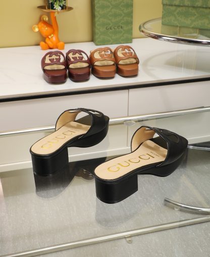 Gucci platform slippers - Image 5