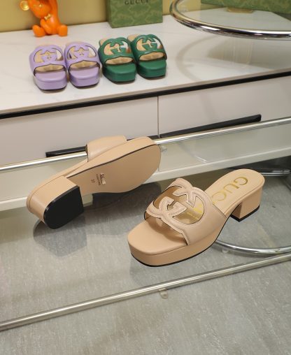 Gucci platform slippers - Image 5