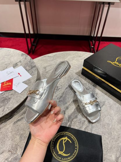 Christian Louboutin chain sandals - Image 4
