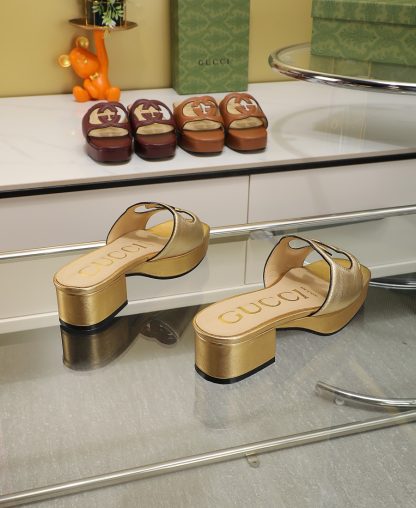 Gucci platform slippers - Image 5