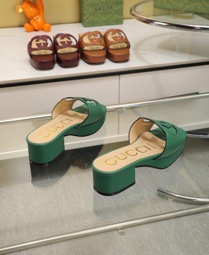 Gucci platform slippers - Image 5