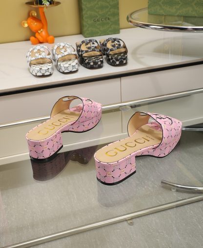 Gucci platform slippers - Image 4