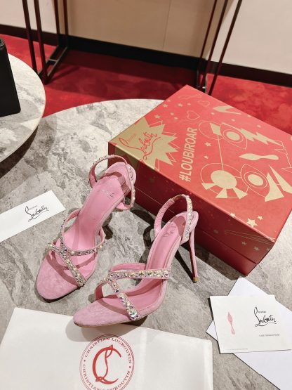 Christian Louboutin Emilie strass open-toe high heels - Image 4