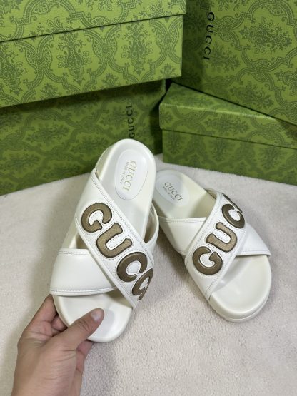 Gucci cross-over slippers - Image 5