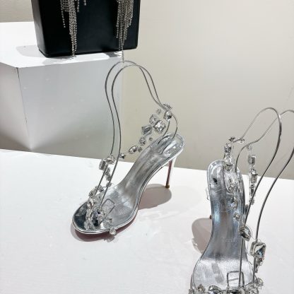 ChristianLouboutin JUST QUEEN crystal high heels - Image 4