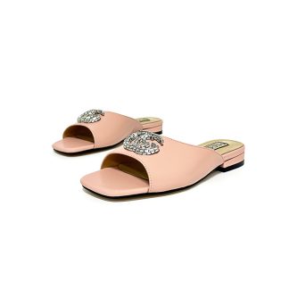Gucci stunning rhinestone slippers