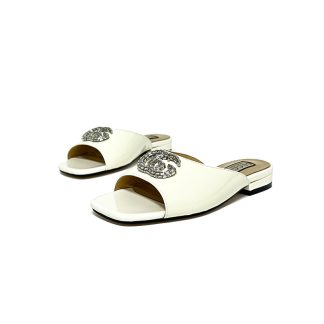 Gucci stunning rhinestone slippers