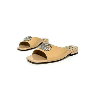 Gucci stunning rhinestone slippers