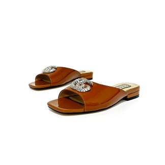 Gucci stunning rhinestone slippers