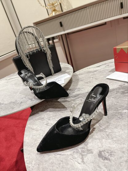 ChristianLouboutin exquisite chain sandals high heels - Image 3