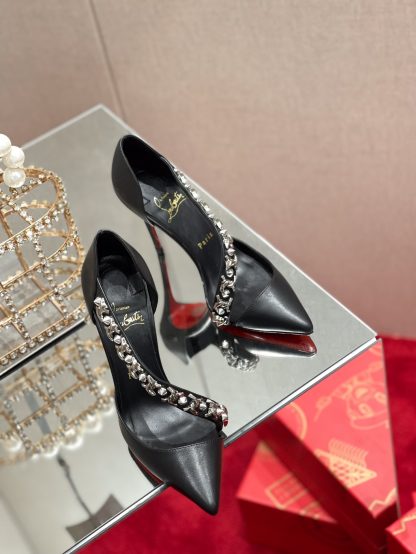 ChristianLouboutin chain fashion sandals high heels - Image 4