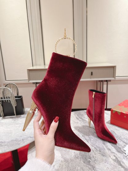 ChristianLouboutin Queen's Scepter Ankle Boots - Image 4