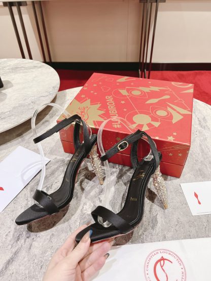 Christian Louboutin Queen Scepter Sandals High Heels - Image 4