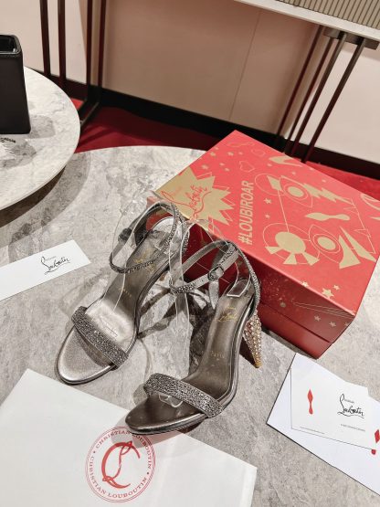 ChristianLouboutin Queen's Scepter Sandals High Heels - Image 4