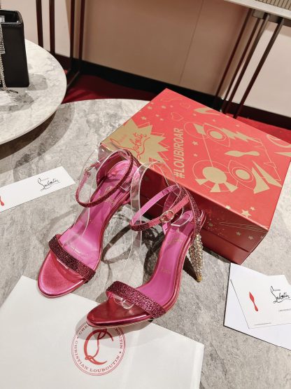 Christian Louboutin Queen Scepter Sandals High Heels - Image 4