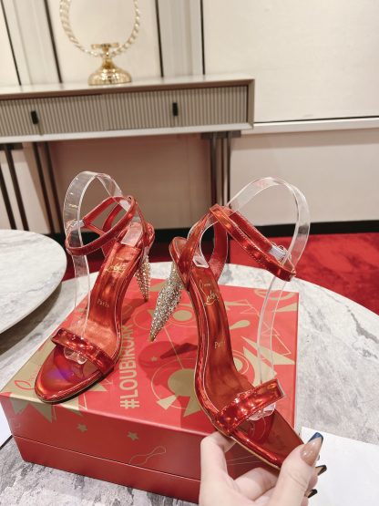 Christian Louboutin Queen Scepter Sandals High Heels - Image 4