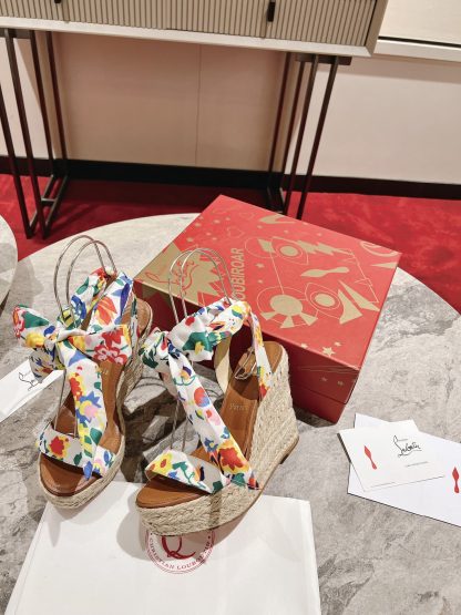 ChristianLouboutin wedge sandals - Image 4