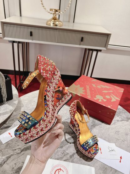 ChristianLouboutin wedge sandals - Image 4