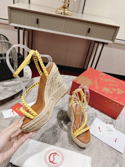 ChristianLouboutin wedge sandals - Image 4