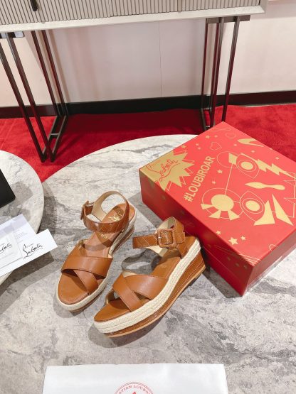 ChristianLouboutin wedge sandals - Image 4