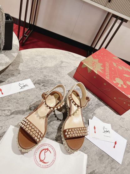 ChristianLouboutin wedge sandals - Image 4