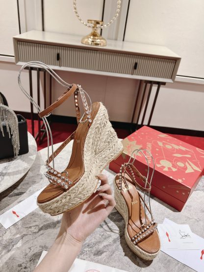 ChristianLouboutin wedge sandals - Image 4