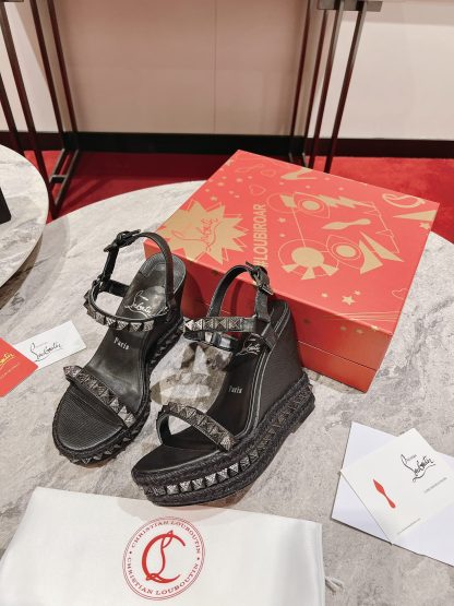ChristianLouboutin wedge sandals - Image 4