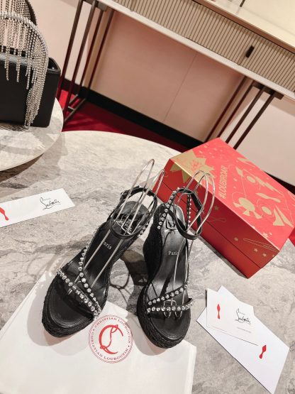 ChristianLouboutin wedge sandals - Image 4
