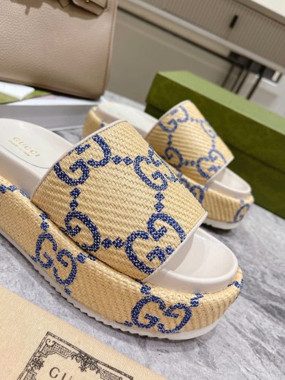 Gucci Women's GG Platform Slide Sandals - Image 5